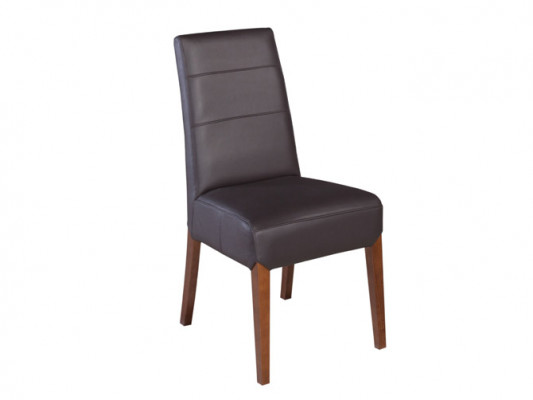 Stel 4x massief houten leren stoel eetkamerstoel designer stoelen eetkamerstoelen