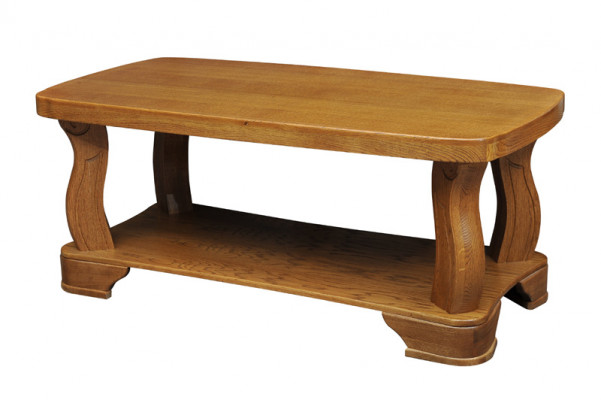 Handgemaakt echt houten bijzettafels voor sofa's in klassieke stijl voor de woonkamer.