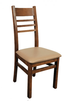 Fauteuil Stoel Ontwerp Hout Bekleding Moderne Stoelen Horeca Eetkamer 100% Leer