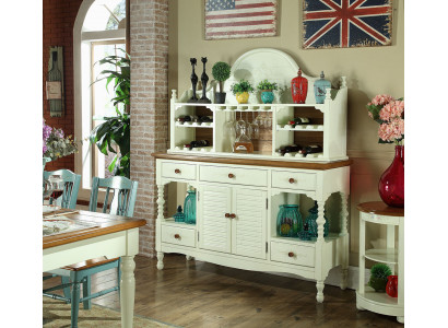 Opstellen meubels dressoir console bijzettafel houten plank kast woonkamer hout luxe