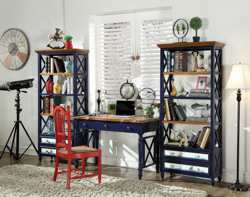 Bureau bureau-inrichting houten rekken bureau tafel eettafel tafel stoel 4-delig
