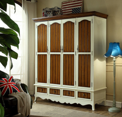 Multifunctionele kledingkast slaapkamer rekken 198cm plankkasten kast hout