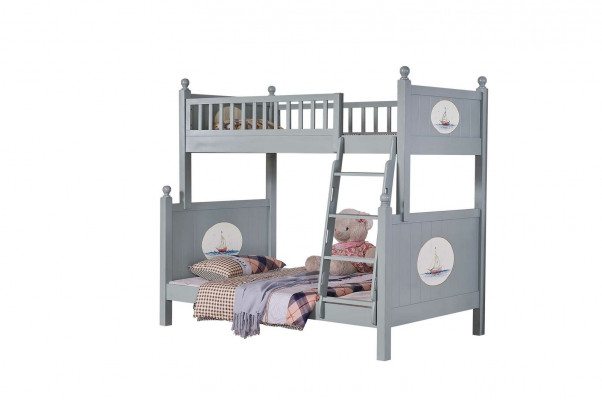 Elegante kinderkamerbed stapelbed luxe tienerbed hoog-laagbedden.