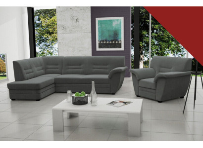Bank slaapbank designer bank met slaapfunctie + bedlade hoekbank bank NIEUW