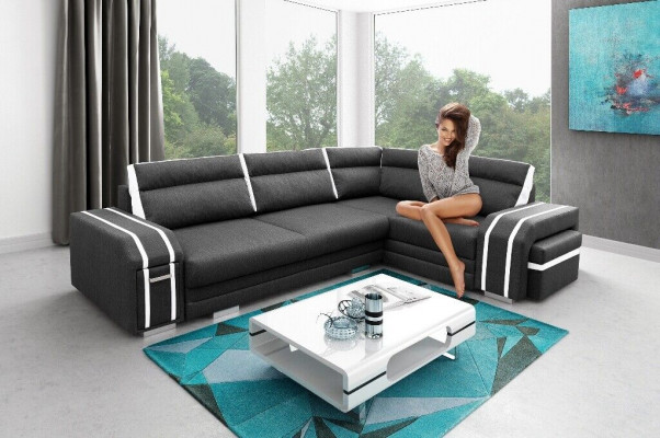 Zitbank Loungesofa Bank Zitgroep Woonkamer Kussens Bank Hoekbank