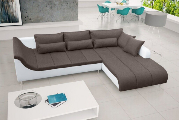 Slaapbank hoekbank bank bedfunctie bekleding hoek slaapfunctie nieuwe set