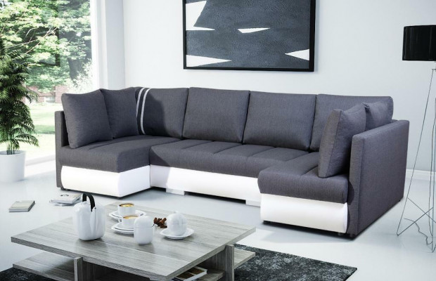 XXL Woonlandschap Bank Bank Bekledingsset Hoek Designer U-vormige Hoekbank Nieuw  XXL woongelegenheid bank bank bekledingsset hoek ontwerp U-vormige hoekbank nieuw
