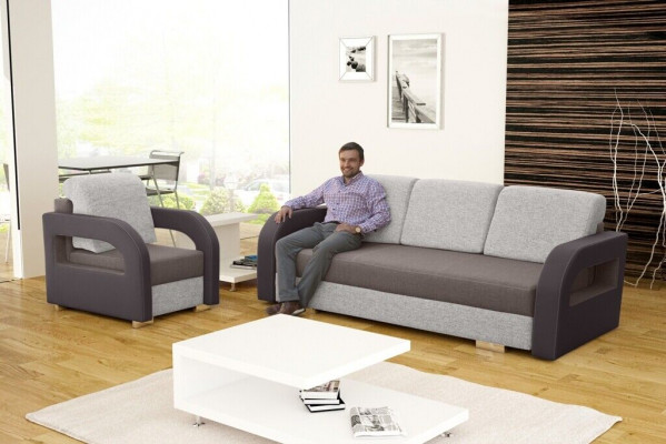 Slaapbank Bank Bekleding Bed Banken Bank Zitplaats Bedfunctie 3-zits Nieuw