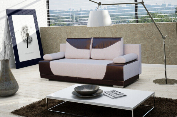 Slaapbank uitklapbare bank 3-zits slaapfunctie + opbergdoos Bank Designer Sofa