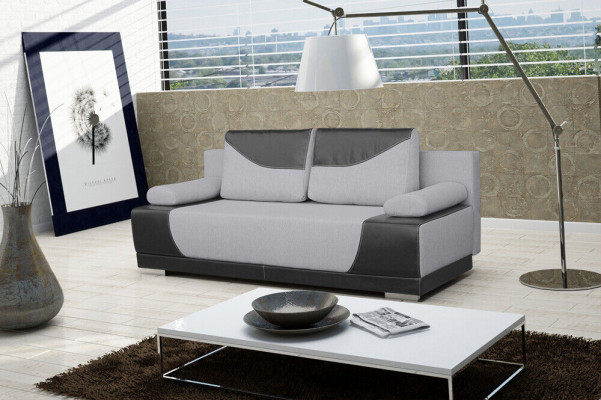 Slaapbank uitklapbare bank 3-zits slaapfunctie + opbergdoos Bank Designer Sofa