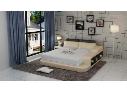 Bed Design Luxury Luxury Beds Leather Modern Bedroom 140/160/180 LB8810 Bed Design Luxe Luxe Bedden Leer Moderne Slaapkamer 140/160/180 LB8810