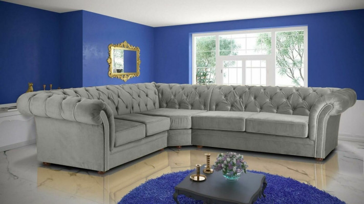 245x308cm Bank Chesterfield Sofa op maat gemaakt Bankstellen Bankstellen Set