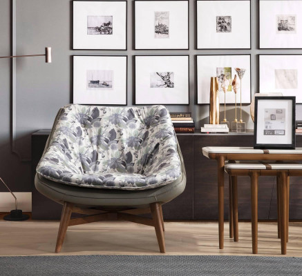 Designer woonkamerset Luxueuze leren bankstellen Textiel fauteuils 3-delig