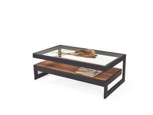 Ontwerper houten salontafel woonkamer glazen salontafel woonkamer bijzettafel