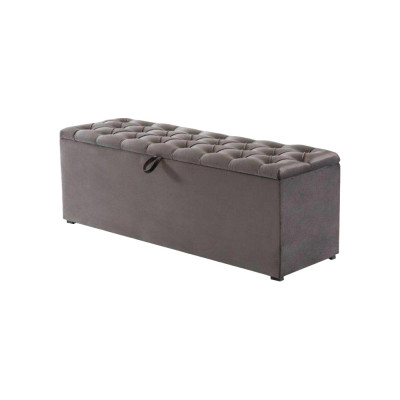 Chesterfield bank moderne design ottomane poef tweezitsbank textiel nieuw