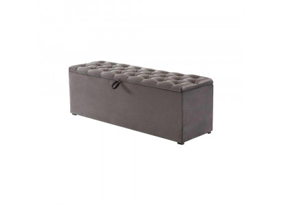 Chesterfield bank moderne design ottomane poef tweezitsbank textiel nieuw