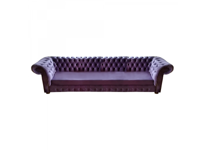 Moderne design Chesterfield-bank viersitzer bankstel inrichting woonkamer