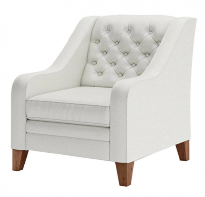 Fauteuil Textiel Stof Wit Creatieve Meubels Nieuw Woonkamer Modern Chesterfield loft