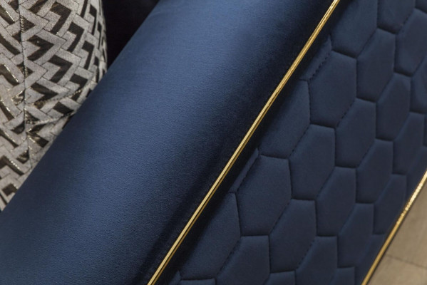 Luxe hoekbank Royal Blauw Fluwelen Bankstel Hoekbank Bank Bankstellen Bank Nieuw