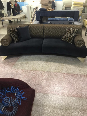 Dries-zitsbank 3-zits luxe bankstellen woonkamer bank van stof 260cm meubels