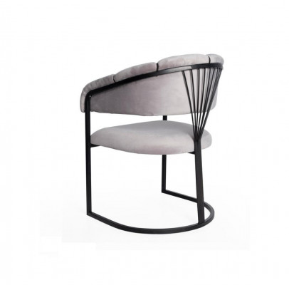Eetkamerstoelen roestvrijstalen luxe fauteuil stoel wit leunstoel woonkamer meubels