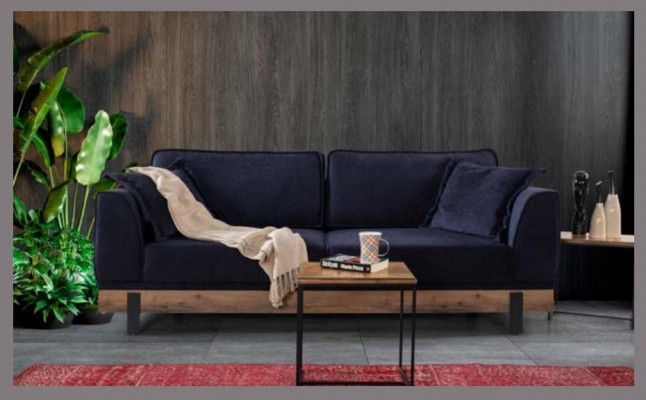 Sofagroep 331 Zits Bankstellen Bank Bekleding Hout Zitbank Textiel