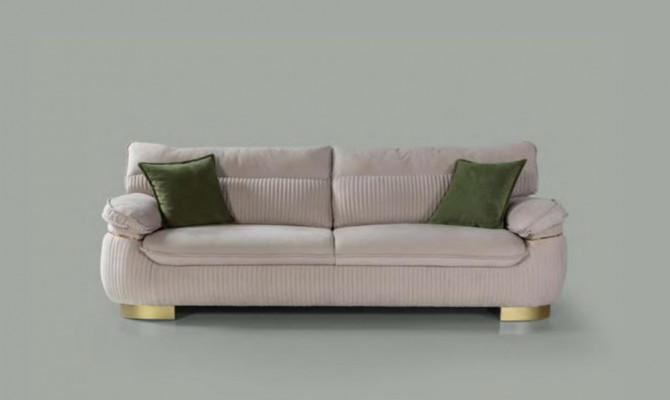 Sofaset 3+3+1 zits bank grijs bank stoffering set stof meubels