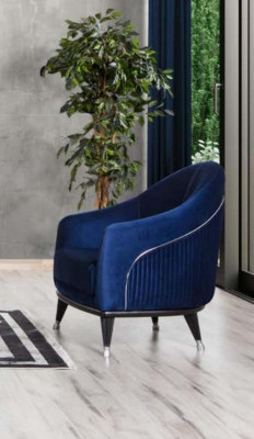 Luxe fauteuil 1-zits woonkamer stof polyester stijl modern design