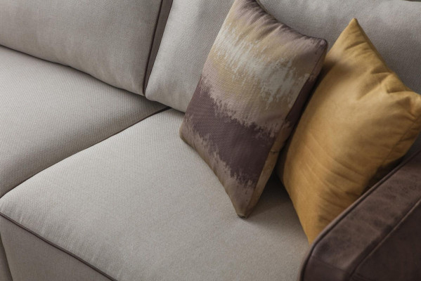 Tweezitsbank Luxe 2-zitsbanken Zitting Woonkamer Modern Polyester Stof Nieuw