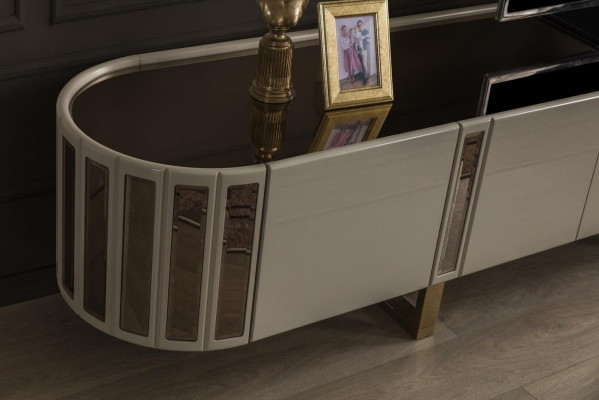 Woonwand rtv Lowboard planken set tv standaard dressoir ladekast woonkamer