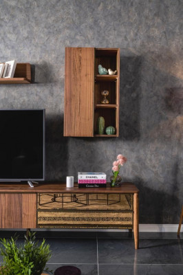 Tv-standaard woonkamer rtv Laag TV-meubel Dressoir Commode Woonwand Modern Hout Nieuw