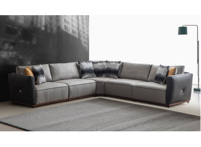 Hoekbank Bankstellen L-vorm Grote bank Hoek Woonkamer Polyester Modern Luxe Stof Nieuw