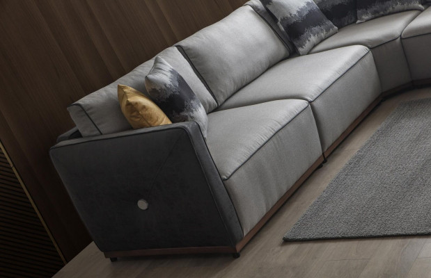 Hoekbank Bankstellen L-vorm Grote bank Hoek Woonkamer Polyester Modern Luxe Stof Nieuw