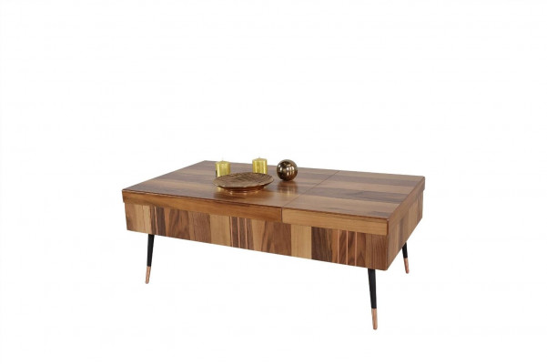 Luxe salontafel Bruine salontafels Woonkamer Houten tafel Bijzettafel