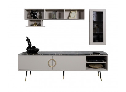 Italiaanse stijl tv-kast dressoir laag dressoir luxe meubels dressoir 205cm