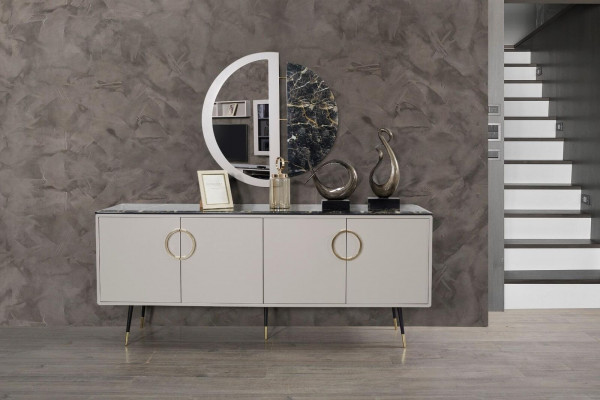 Dressoir lades meubels tv woonkamer kast rek commode tv-standaard hout