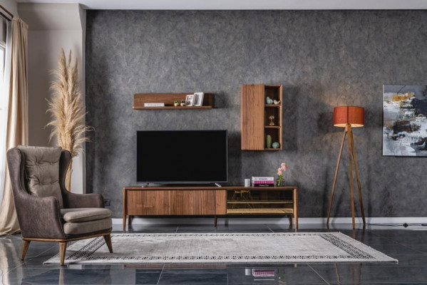 Fauteuil Oorfauteuil Woonkamer Luxe 1-Zits Polyester Zitplaats Modern Ontwerp Nieuw