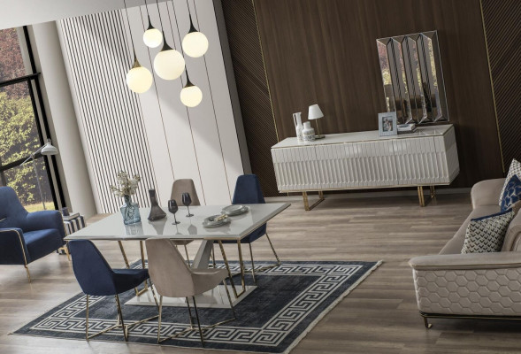 Eetkamerstoel Luxe fauteuils Stoel Fauteuil Stoelen Design Fauteuil Turkoois Nieuw