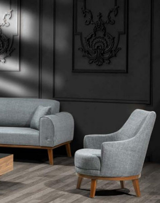 Sofa set 3+3+1 zits design bank gestoffeerde bank moderne fluweel