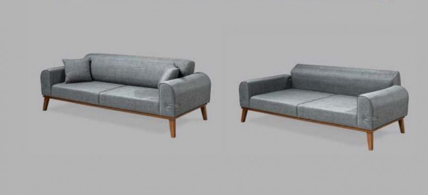 Sofa set 3+3+1 zits design bank gestoffeerde bank moderne fluweel