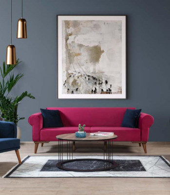 Bankstel 3+3+1 Zit ontwerp Bank bekleden Banken Bank Modern 3-delig