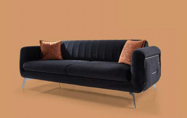Bankstel 3+3+1 zitsbanken Fauteuils Luxe stof Woonkamer Ontwerp