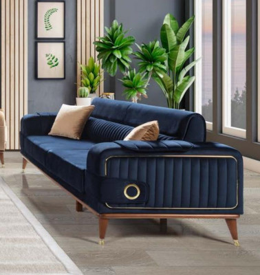 Luxe bankstel 3+3+1 zits set ontwerp bank gestoffeerde bank modern