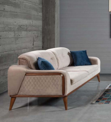 Sofa set banken 3+3+1 zits fauteuil driezits bankstel textiel