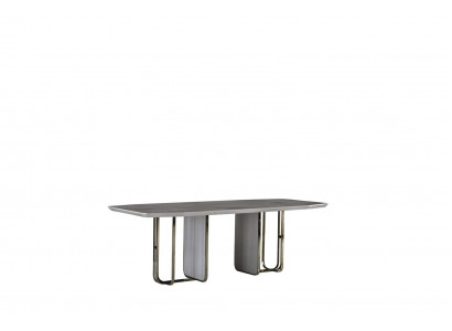 Eettafel Wit Tafel Luxe Eetkamer Stijl Elegant Mooi Metaal Modern