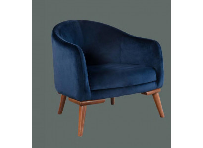 Moderne fauteuil, éénzitter, ontwerper, 1-zits, gestoffeerd, textiel, stof, nieuw.