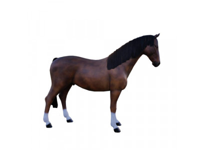 Paard levensgrote figuur decoratie standbeelden sculptuur tuindecoratie figuren 250 cm