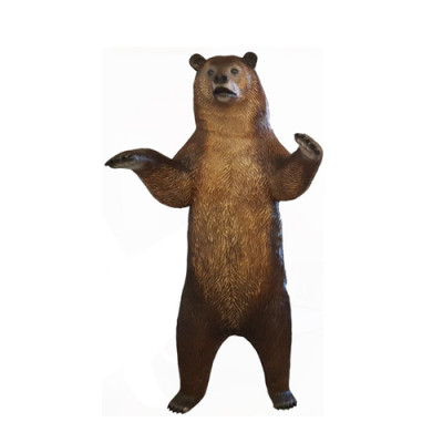 Beer levensgroot figuur decoratie standbeelden sculptuur tuindecoratie 240 cm Nieuw figuren
