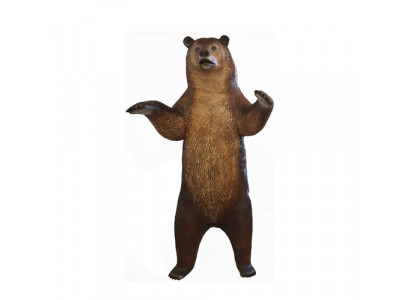 Beer levensgroot figuur decoratie standbeelden sculptuur tuindecoratie 240 cm Nieuw figuren