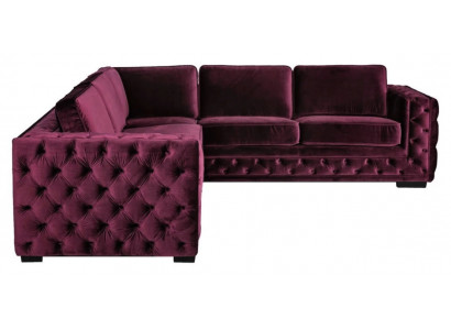 Burgerlijke hoekbank Chesterfield fluwelen stoffen meubels Nieuw Moderne woonkamer designbank